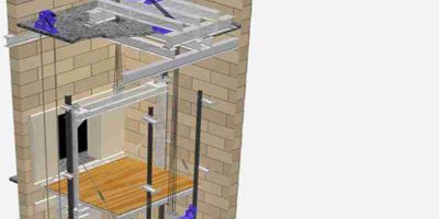 معرفی جامع آسانسور گیرلس وزنه پشت